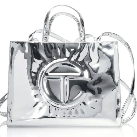 Telfar Handbags - Telfar Medium Shopping Bag - Mirror